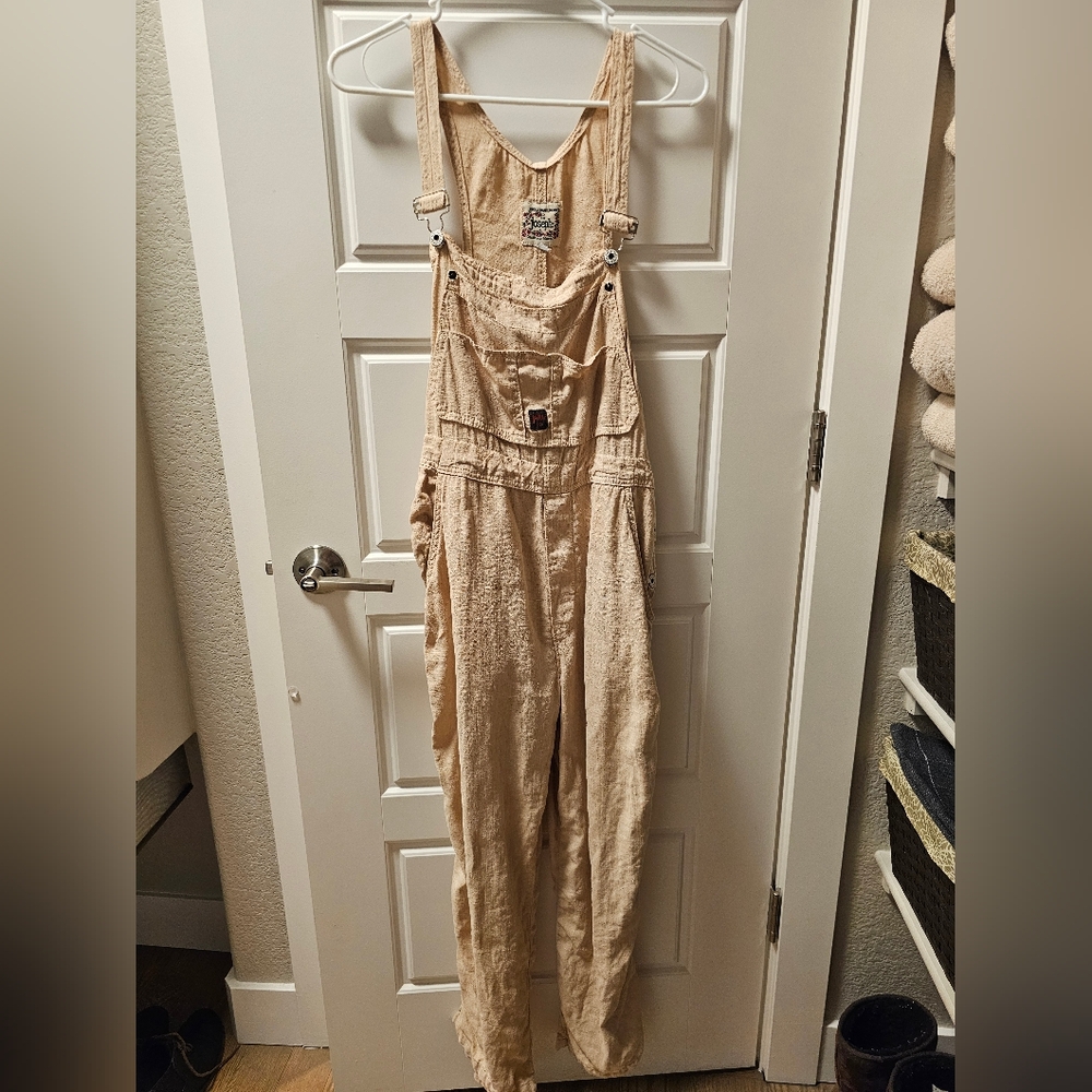 Women's Tan Overalls